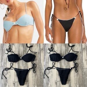 Lolli Swim Daisy Crop Top and Angelic Bottom